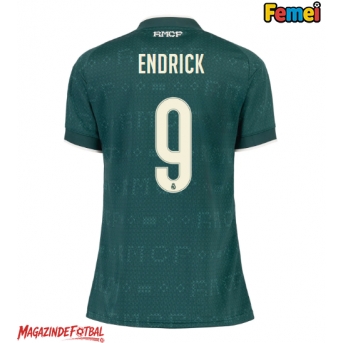 Real Madrid Endrick #9 Tricou Fotbal Replică 2026-27 Femei Deplasare